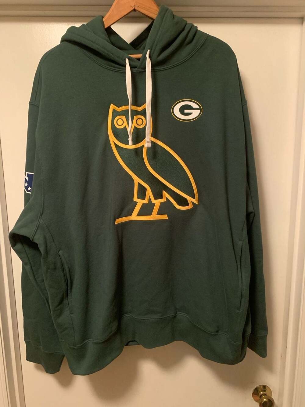 OVO x NFL Green Bay Packers Graphic Hoodie Size 3XL NWT